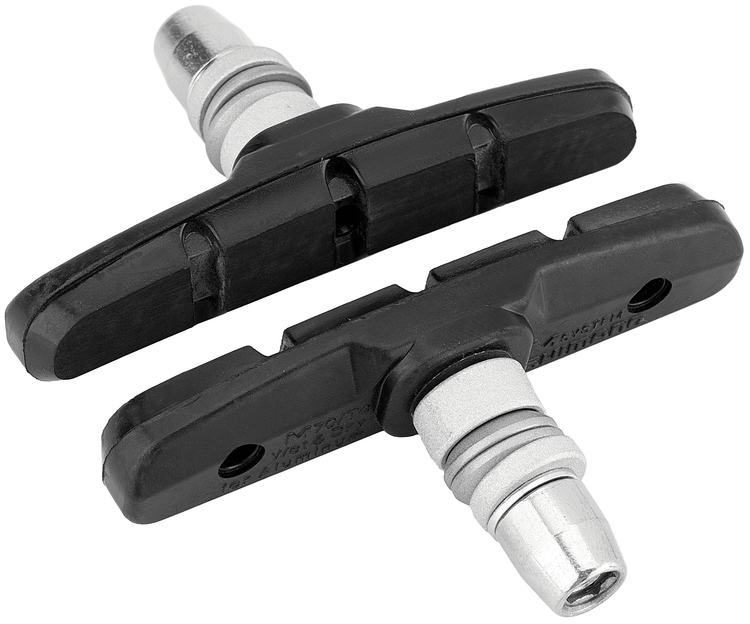 Shimano M70T4 Bremsbacken grau/schwarz Shimano M70T4 Bremsbacken grau/schwarz