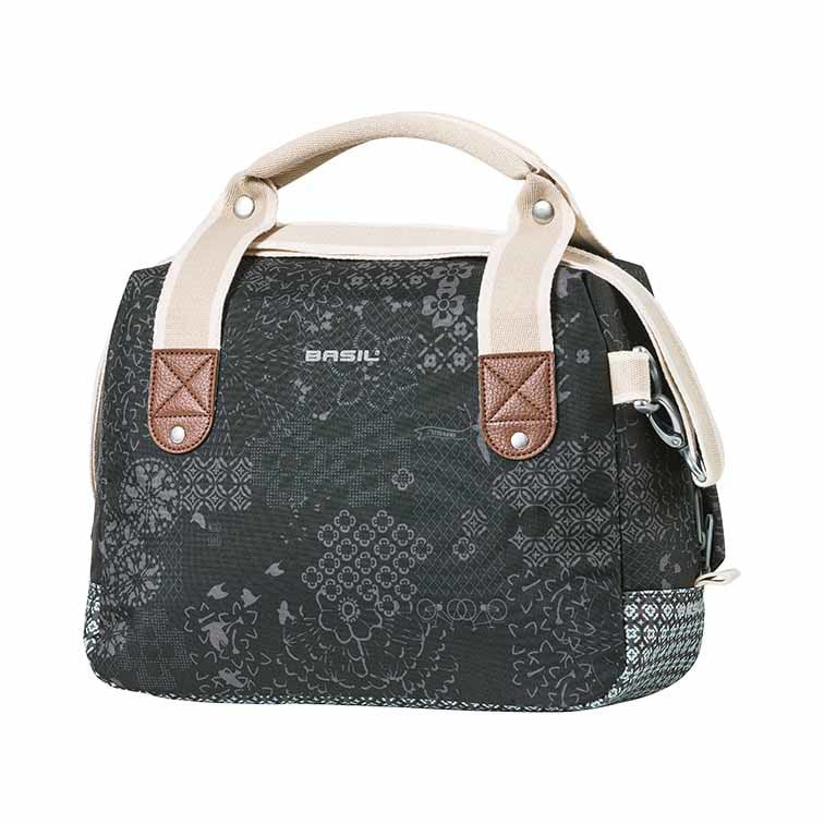 Basil Bohème City KF Lenkertasche 8l schwarz/beige Basil Bohème City KF Lenkertasche 8l schwarz/beige