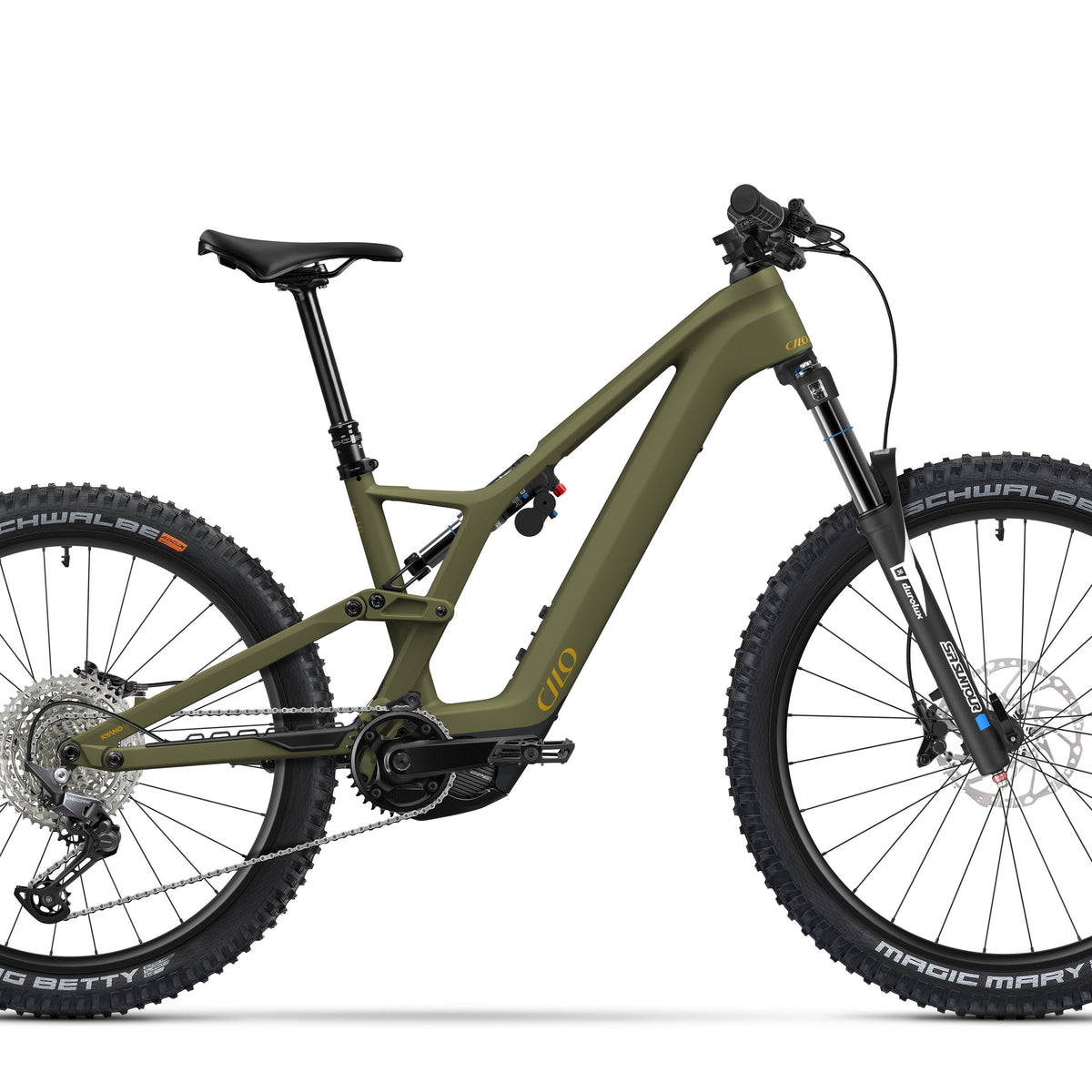 CILO Kyano C4 Enduro Carbon 160mm Muddy Green CILO Kyano C4 Enduro Carbon 160mm Muddy Green