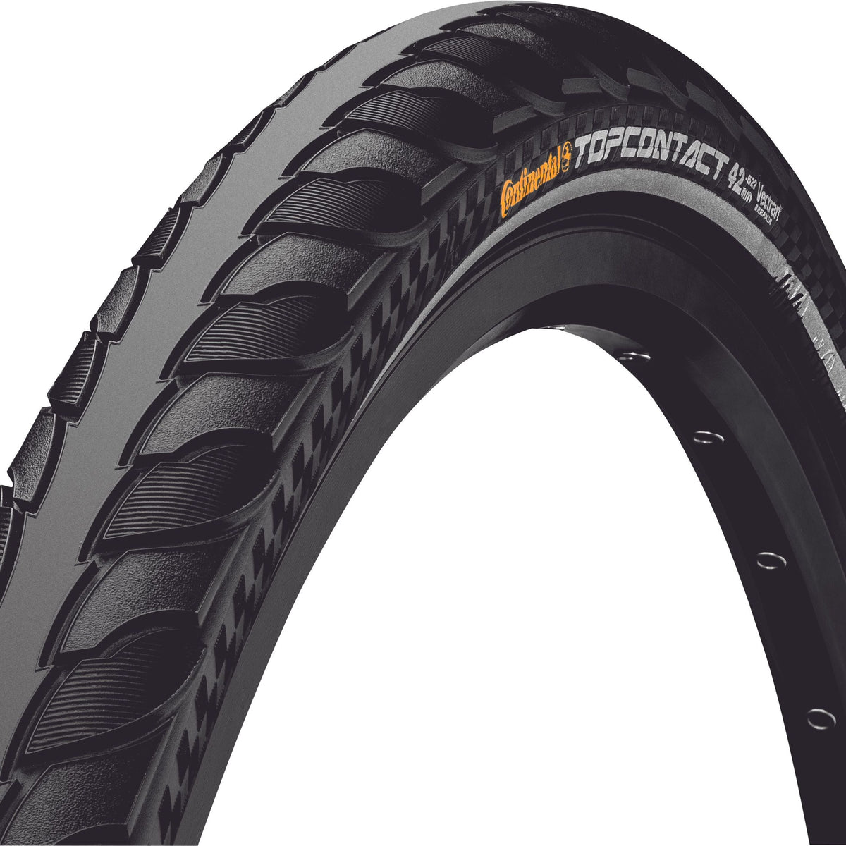 Continental TopContact II Faltreifen 26x2.00" Reflex E-50 schwarz Continental TopContact II Faltreifen 26x2.00" Reflex E-50 schwarz