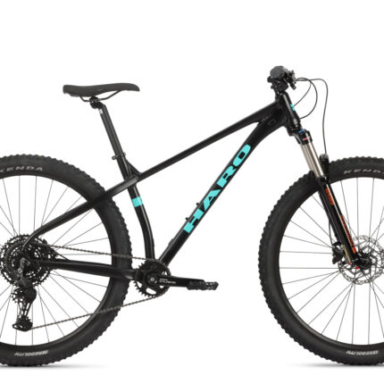 Haro Bikes Double Peak 1 - Matte Black / Teal (2025)