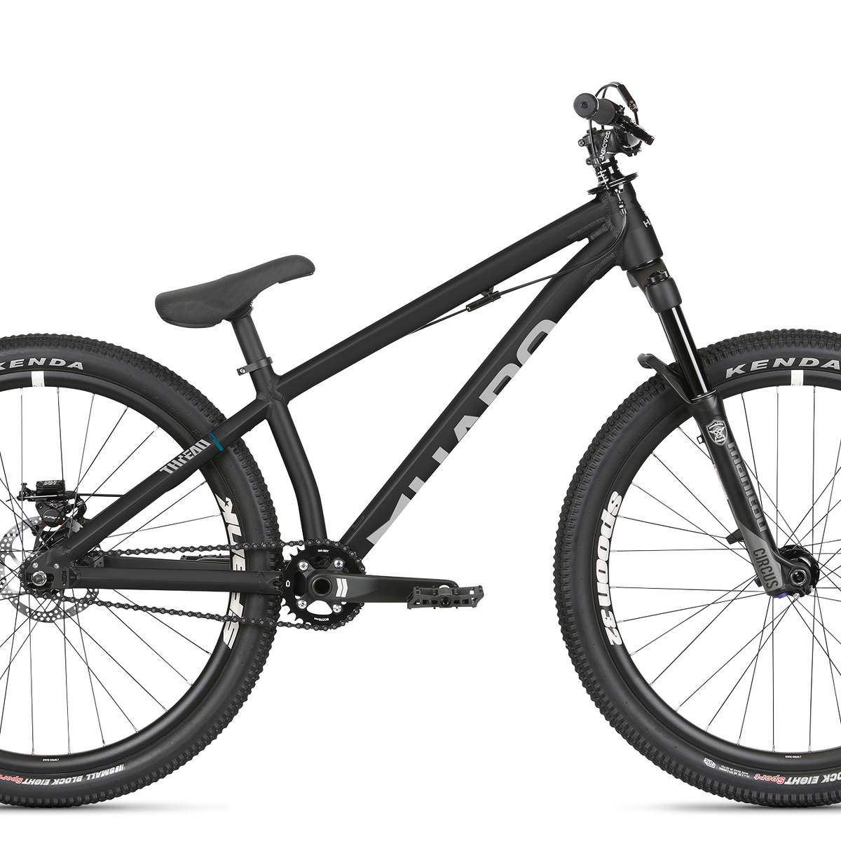Haro Bikes Thread Two Matte Black Haro Bikes Thread Two Matte Black