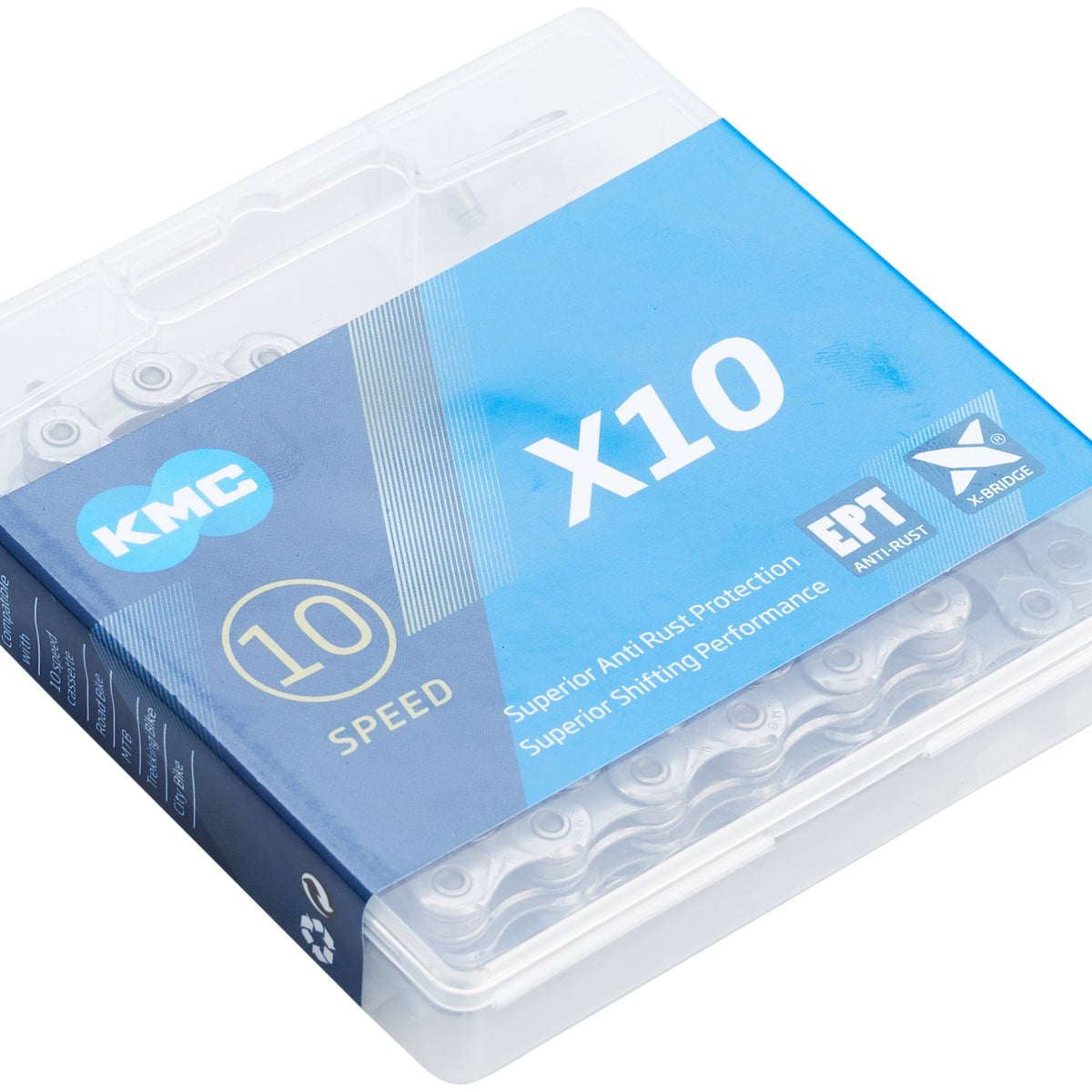 KMC X10 EPT Kette 10-fach silber KMC X10 EPT Kette 10-fach silber