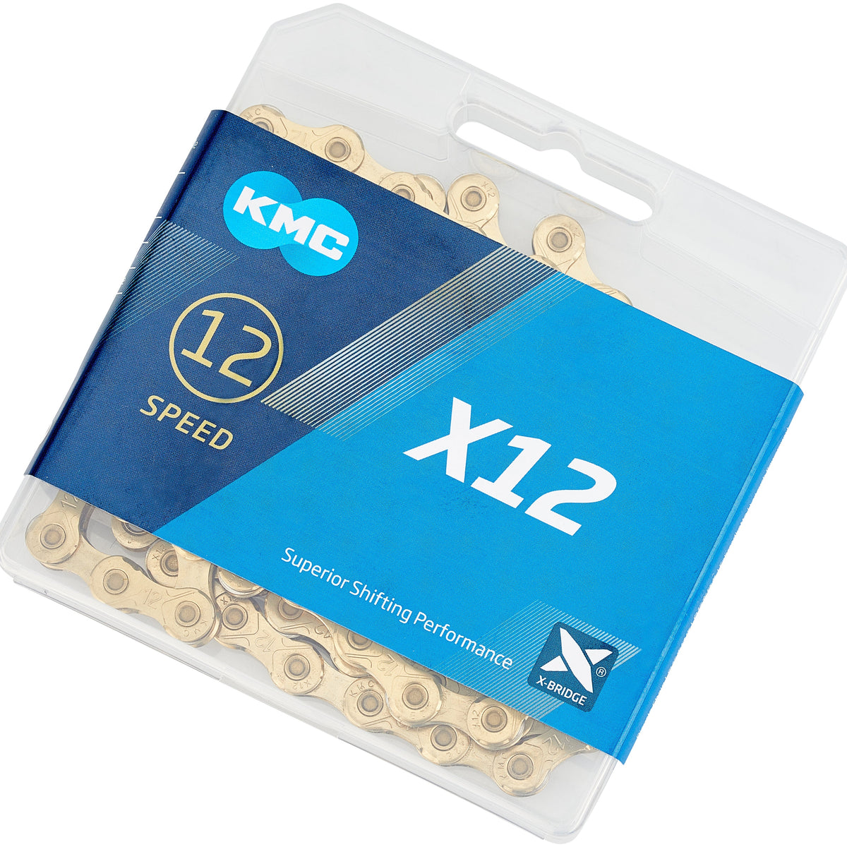 KMC X12 Ti-N Kette 12-fach gold KMC X12 Ti-N Kette 12-fach gold