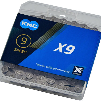 KMC X9 Kette 9-fach grau
