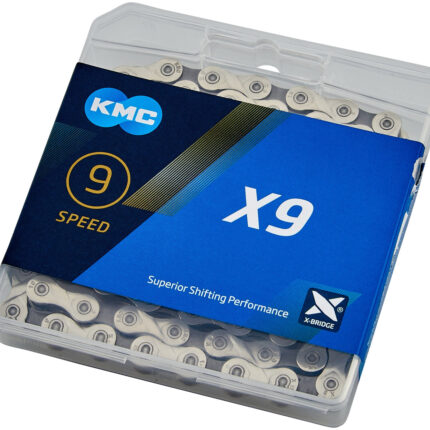 KMC X9 Kette 9-fach silber/grau 114Z
