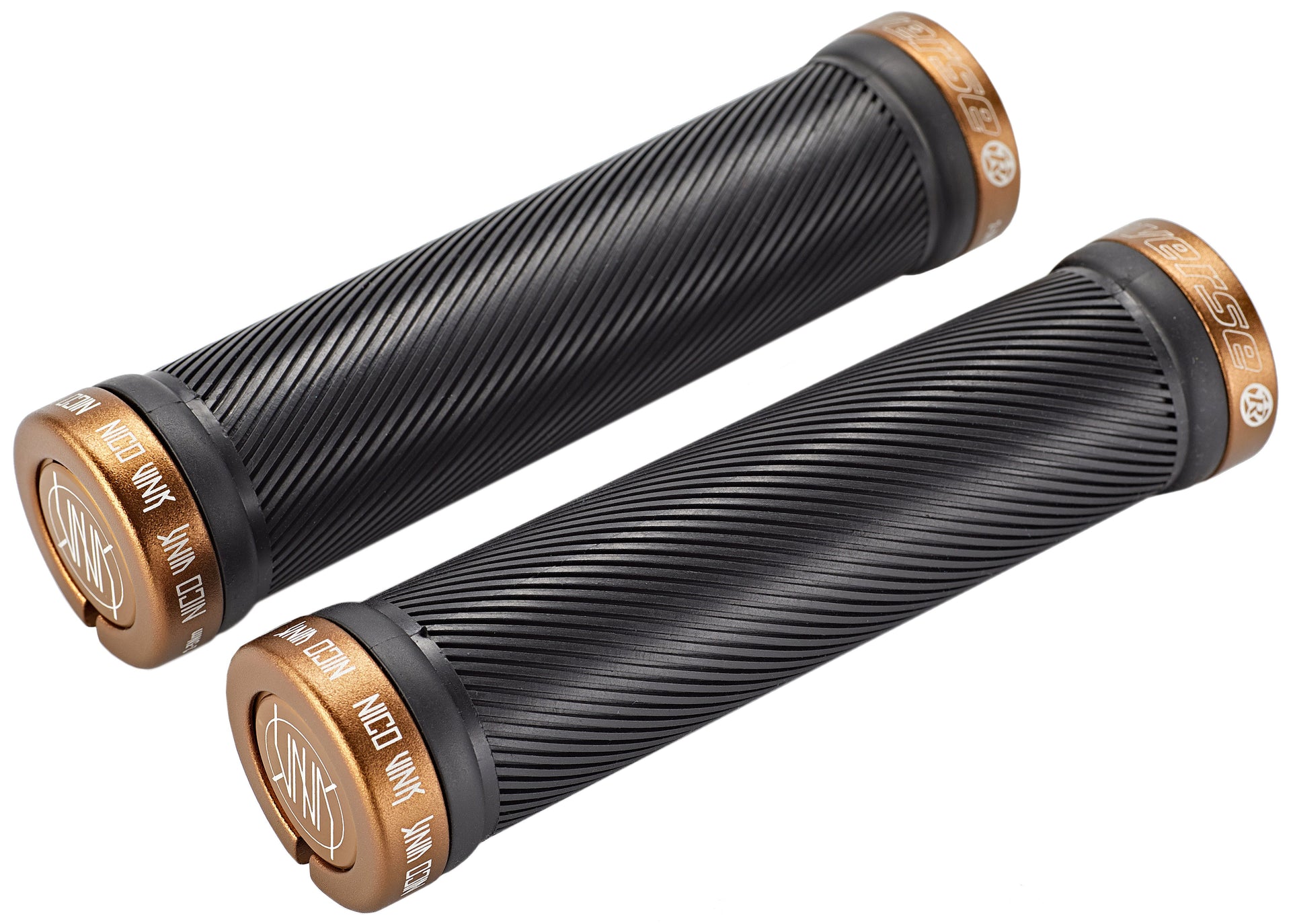 Reverse Nico Vink Signature Series Lock-On Griffe Ø30x130mm schwarz/braun Reverse Nico Vink Signature Series Lock-On Griffe Ø30x130mm schwarz/braun