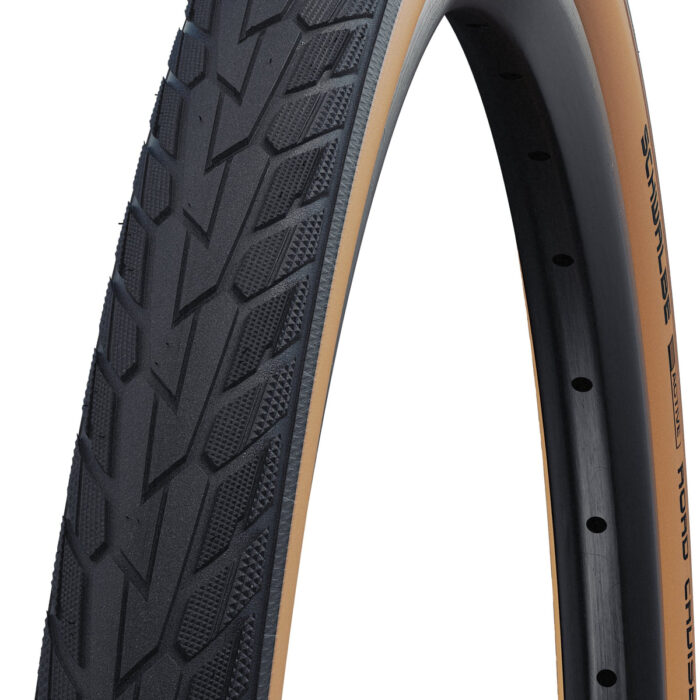 Schwalbe Road Cruiser Active Drahtreifen 27x1 1/4" KvlrGuard Green Compound beige/schwarz
