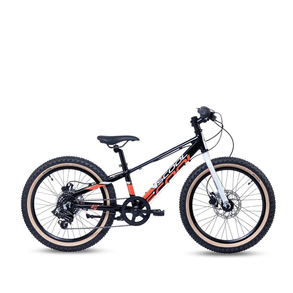 S'COOL Junior Bikes Kinderfahrrad | Xroc disc 20 Zoll 7-Gang Black/Orange S'COOL Junior Bikes Kinderfahrrad | Xroc disc 20 Zoll 7-Gang Black/Orange