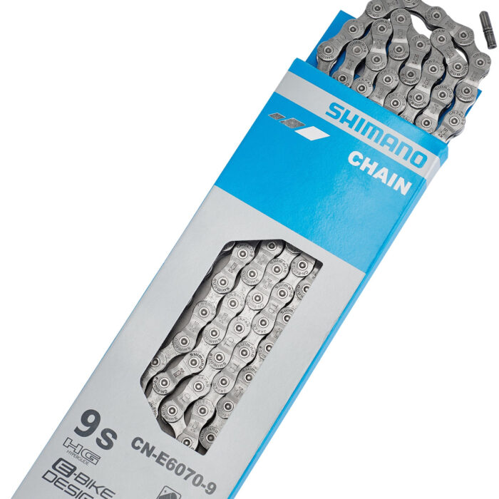 Shimano CN-E6070 Kette E-Bike 9-fach silber