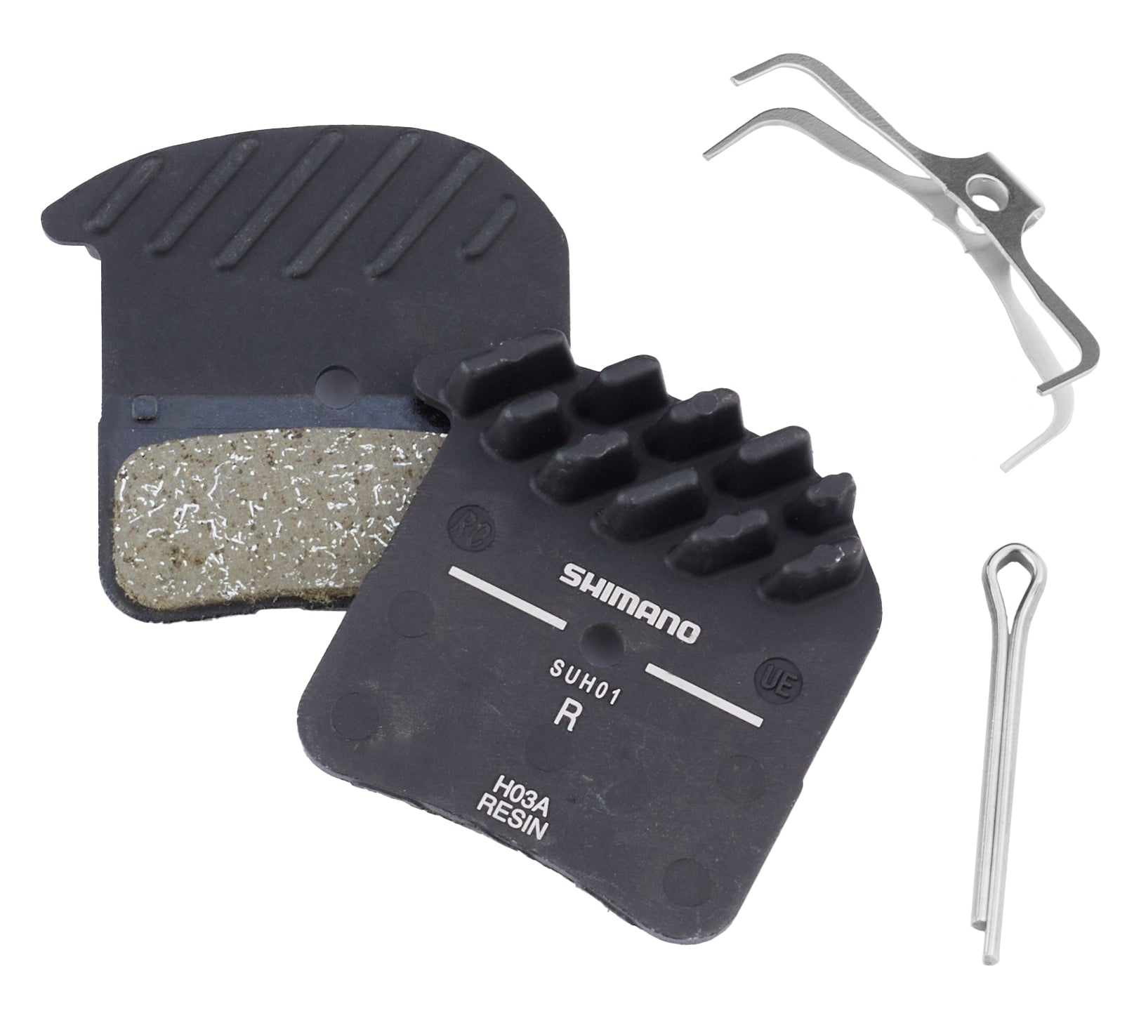 Shimano H03A-RF Resin Scheibenbremsbeläge mit Kühlrippen für XT/Saint/Zee Shimano H03A-RF Resin Scheibenbremsbeläge mit Kühlrippen für XT/Saint/Zee