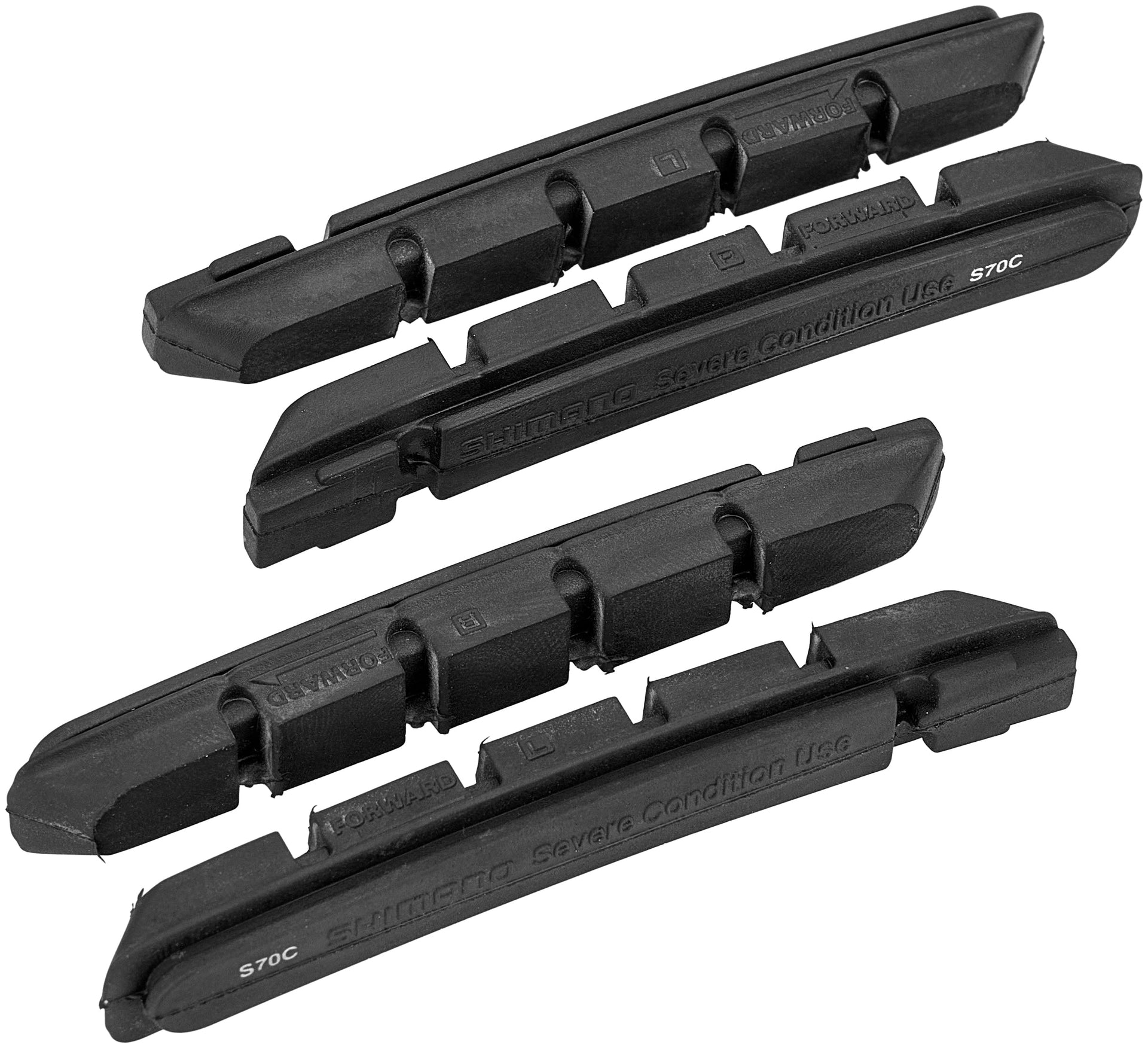 Shimano S70C Bremsbeläge für Extreme Bedingungen schwarz Shimano S70C Bremsbeläge für Extreme Bedingungen schwarz