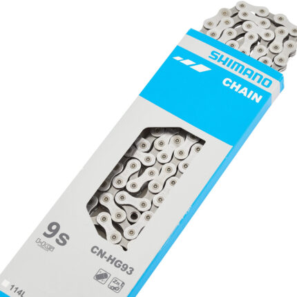 Shimano Ultegra/XT CN-HG93 Kette 9-fach grau/weiß
