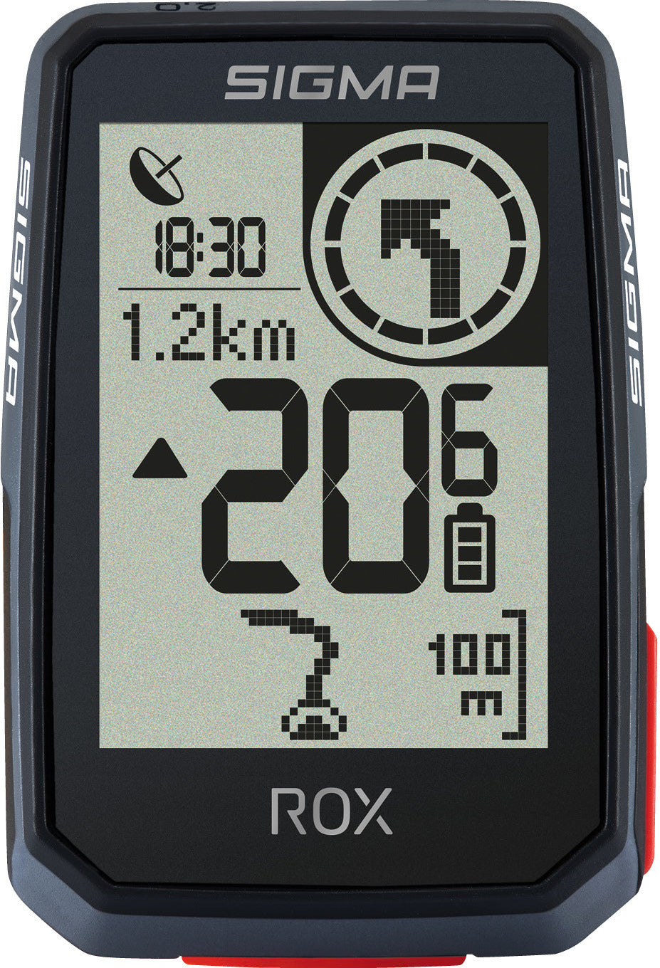 Sigma ROX 2.0 Fahrradcomputer incl. GPS Halterung schwarz Sigma ROX 2.0 Fahrradcomputer incl. GPS Halterung schwarz