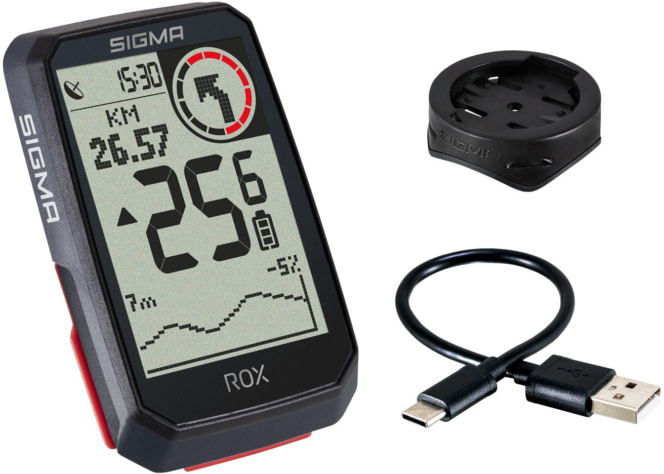 Sigma ROX 4.0 Fahrradcomputer inkl. Vorbauhalterung schwarz Sigma ROX 4.0 Fahrradcomputer inkl. Vorbauhalterung schwarz