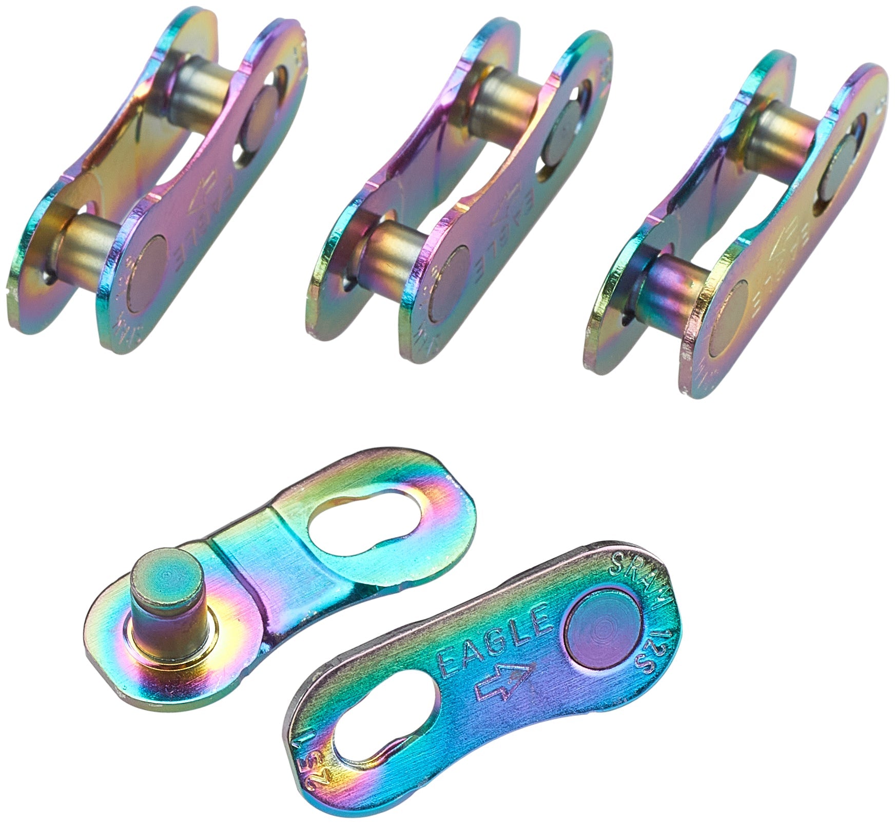SRAM PowerLock 12-fach Eagle Kettenverschlussglied 4 Stück rainbow SRAM PowerLock 12-fach Eagle Kettenverschlussglied 4 Stück rainbow