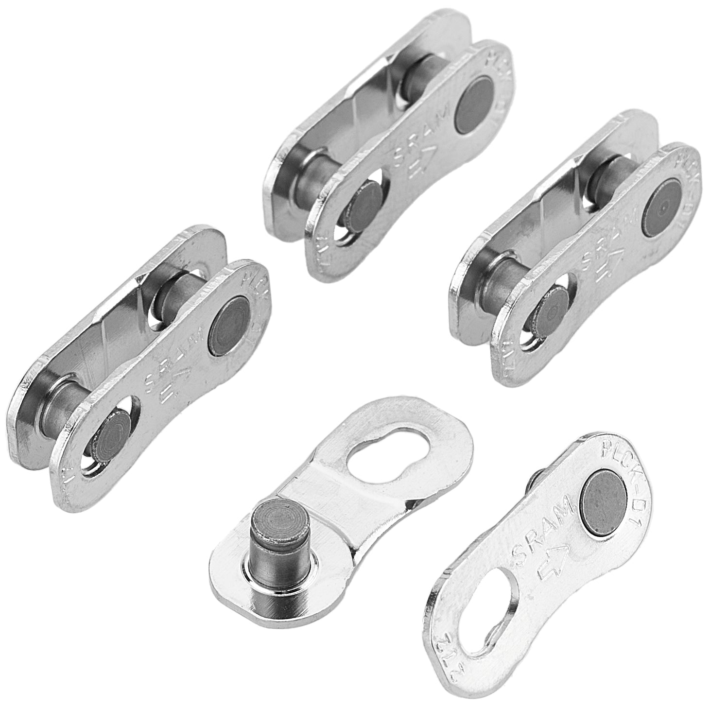 SRAM PowerLock Road Kettenverschluss 12-fach 4 Stück silber SRAM PowerLock Road Kettenverschluss 12-fach 4 Stück silber