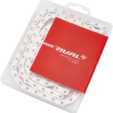 SRAM Rival AXS D1 Kette 12-fach 120 Kettenglieder mit Flattop PowerLock silber